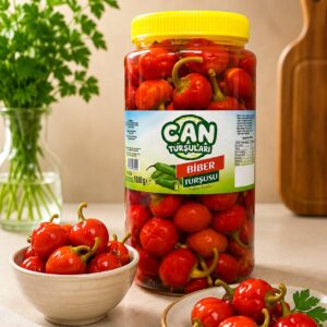 Kırmızı Kiraz Biber Turşusu 1.5 Kg